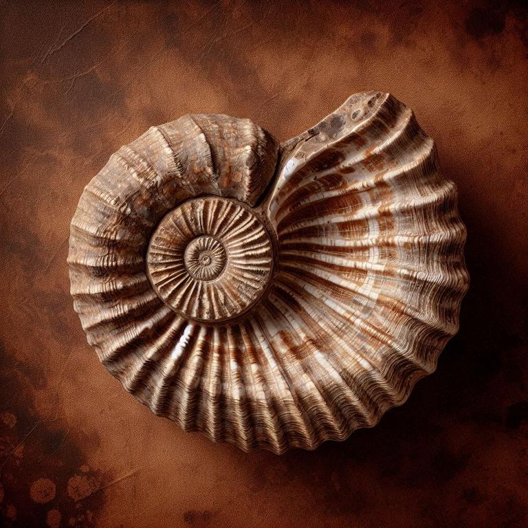 Fossile d'ammonite